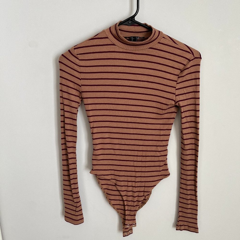 Striped bodysuit, size Small